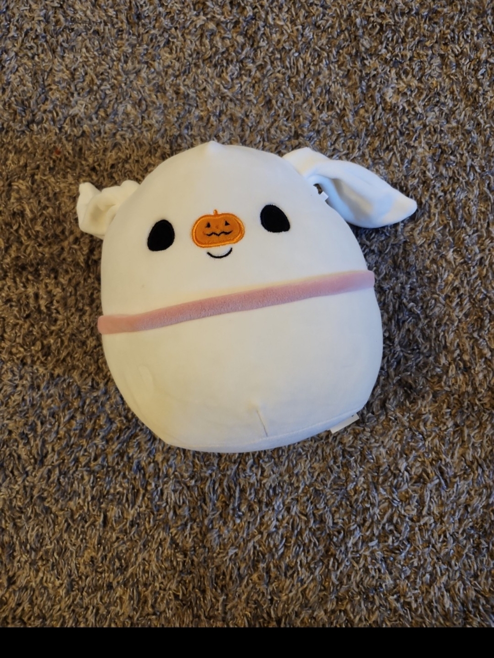 Kellytoy Squishmallows The Nightmare Before Christmas Zero 8” Plush Toy